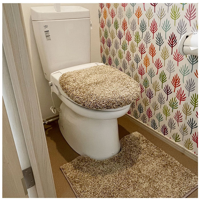BACKYARD FAMILY「トイレ フタカバー おしゃれ 通販 トイレカバー 洗浄暖房用 ミューファン トイレフタカバー」|トイレタリー・ランドリーグッズ|