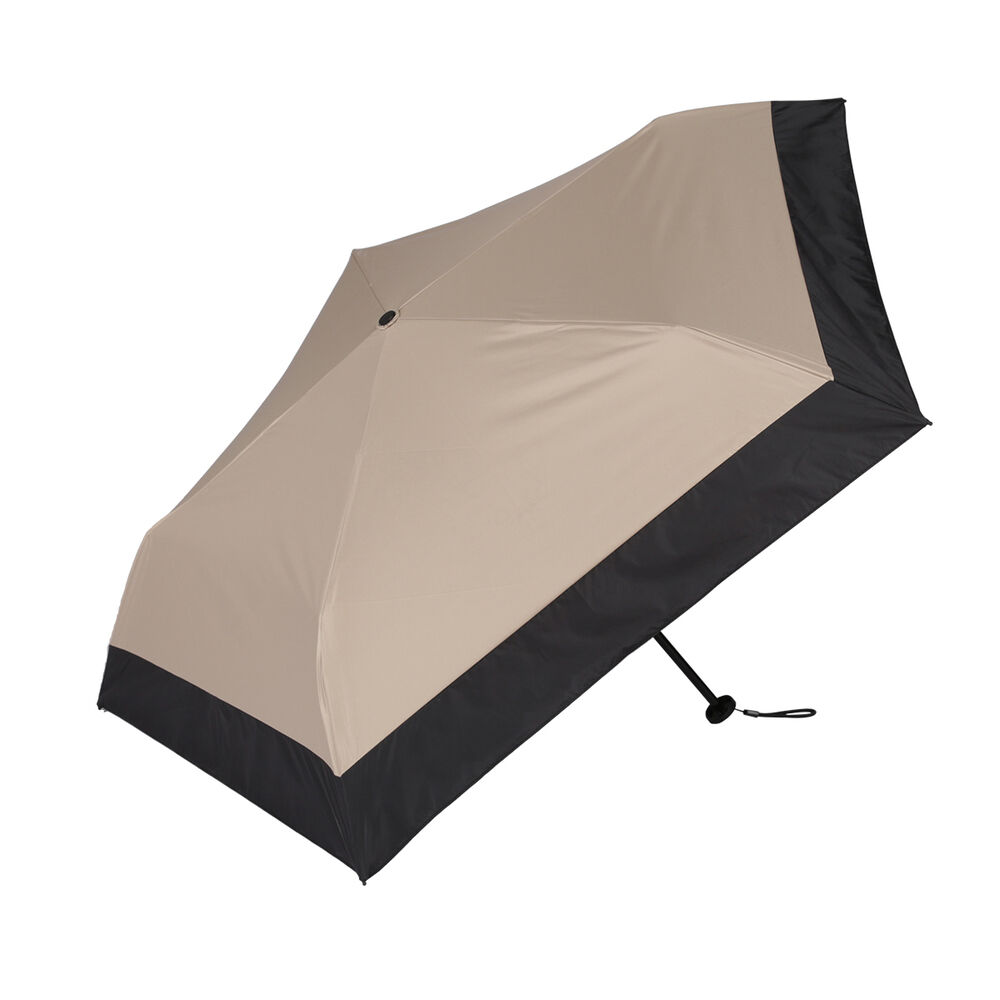 BACKYARD FAMILY「KIZAWA 折りたたみ傘 通販 日傘 折りたたみ 完全遮光 傘 50cm 折畳み傘 晴雨兼用」|傘|ベージュ3