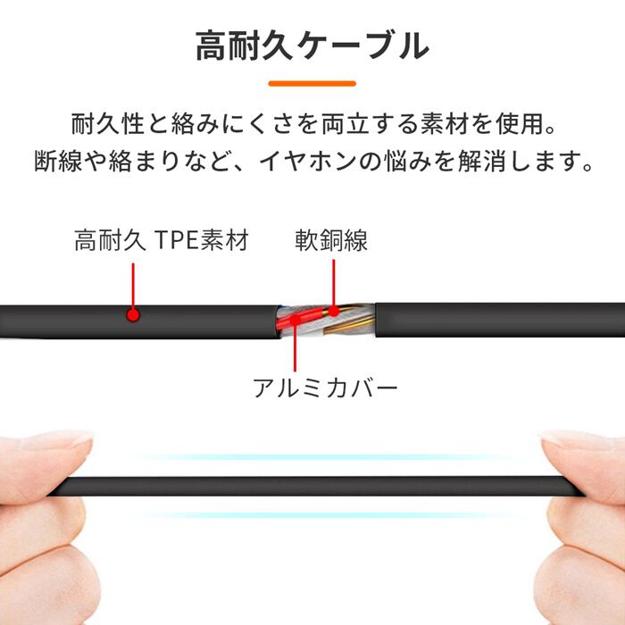 BACKYARD FAMILY「有線イヤホン タイプC マイク付き 通販 有線 イヤホン イヤホンマイク カナル型イヤホン」|その他|