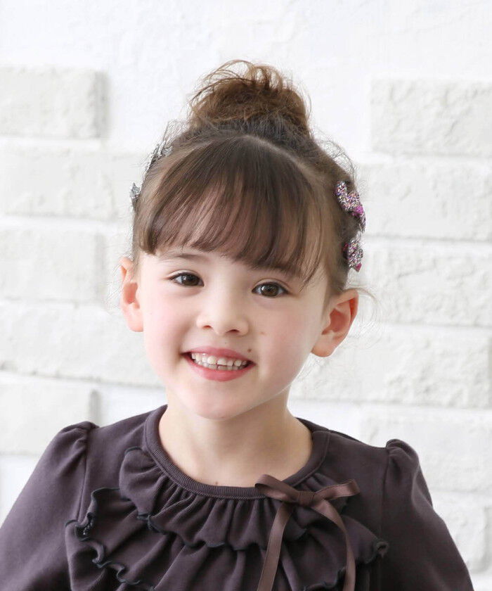 BACKYARD FAMILY「ヘアクリップ ハート 小さめ 2個セット 通販 ヘア クリップ ヘアピン 髪飾り 髪留め キッズ」|その他|
