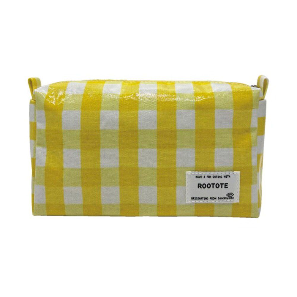 BACKYARD FAMILY「ルートート ラミネート ポーチ ROOTOTE 1031 通販 化粧ポーチ ペンケース 小物入れ」|ポーチ|イエロー1
