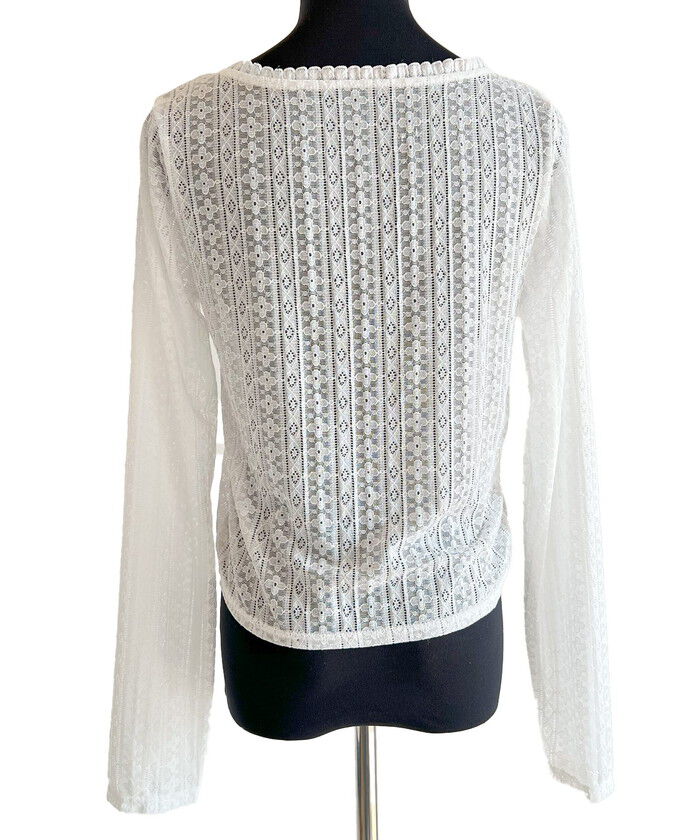 BACKYARD FAMILY「レース カーディガン 長袖 通販 レースカーディガン 長袖カーディガン 羽織り 薄手カーディガン」|その他|