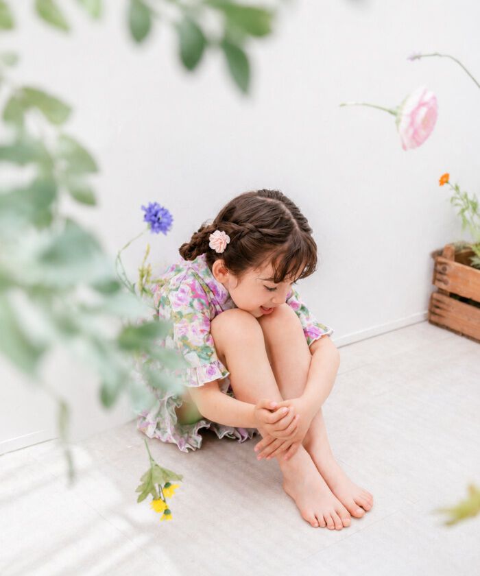 BACKYARD FAMILY「Rora 甚平 キッズ 女の子 通販 ローラ はなよい 花宵 上下セット セットアップ 半袖」|その他|