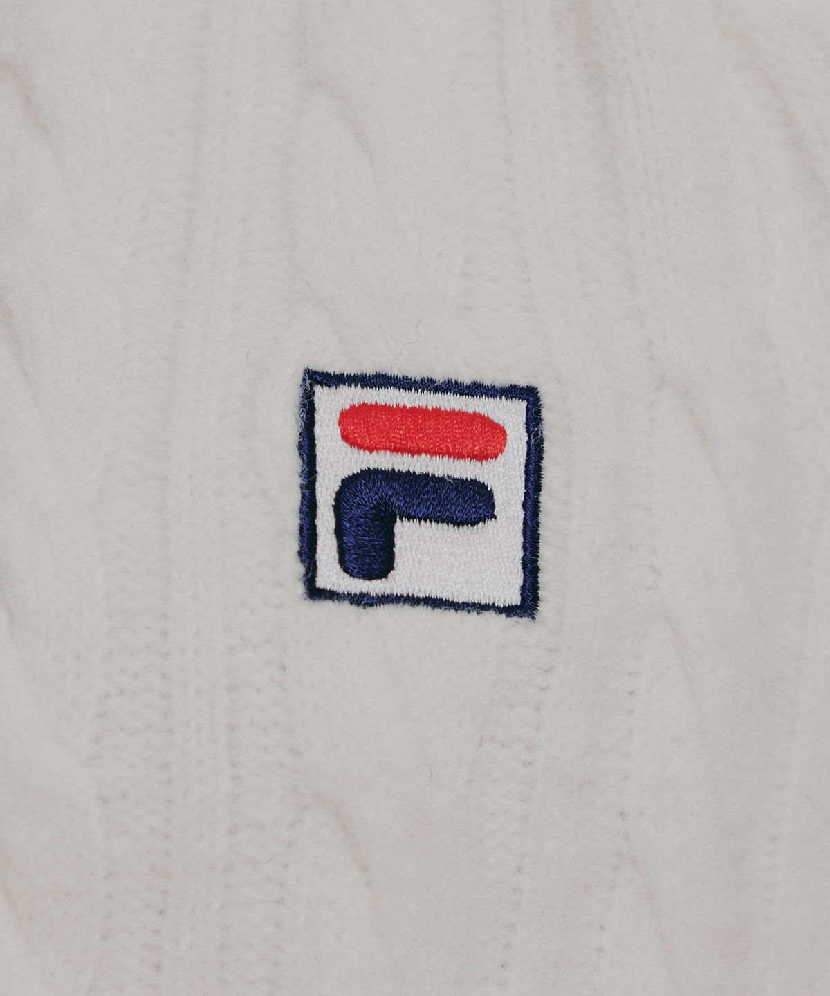 REDYAZEL「［FILA&times;REDYAZEL］ケーブルニットポロミニワンピース」|ワンピース|