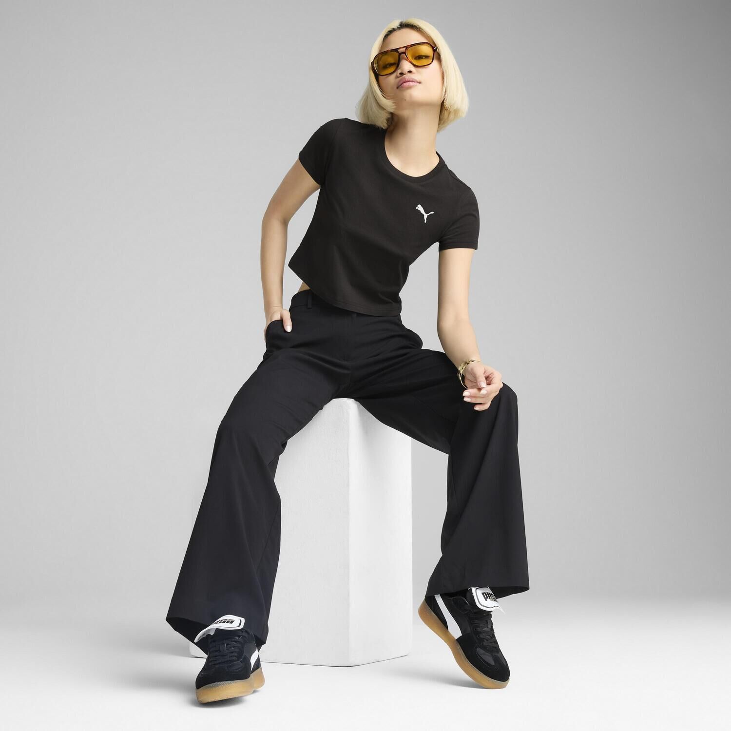 PUMA「【PUMA ｳｪｱ】W WARDROBE ESS BABY TEE」|Tシャツ・カットソー|