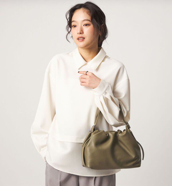 UNITED ARROWS green label relaxing「ギャザーショルダーバッグ 2WAY」|ショルダー・メッセンジャー|