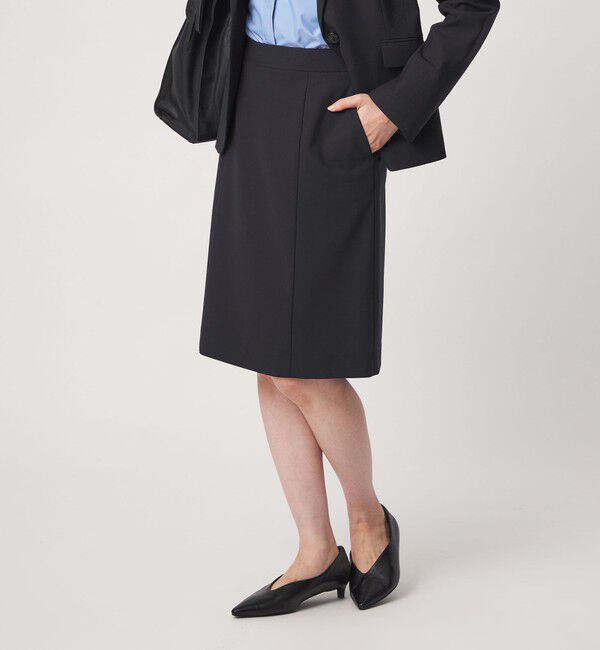 UNITED ARROWS green label relaxing「［size SHORT/TALLあり］カチリラ フレア スカート ウォッシャブル ストレッチ」|フレア|
