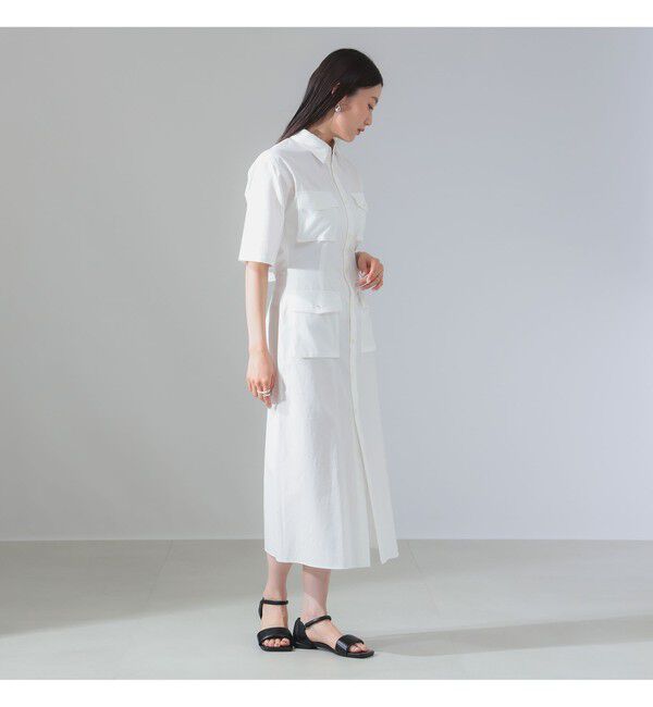 BEAMS SELECTION for WOMEN「AURALEE / WASHED FINX TWILL SHIRT DRESS」|ワンピース|
