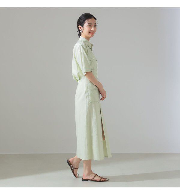 BEAMS SELECTION for WOMEN「AURALEE / WASHED FINX TWILL SHIRT DRESS」|ワンピース|