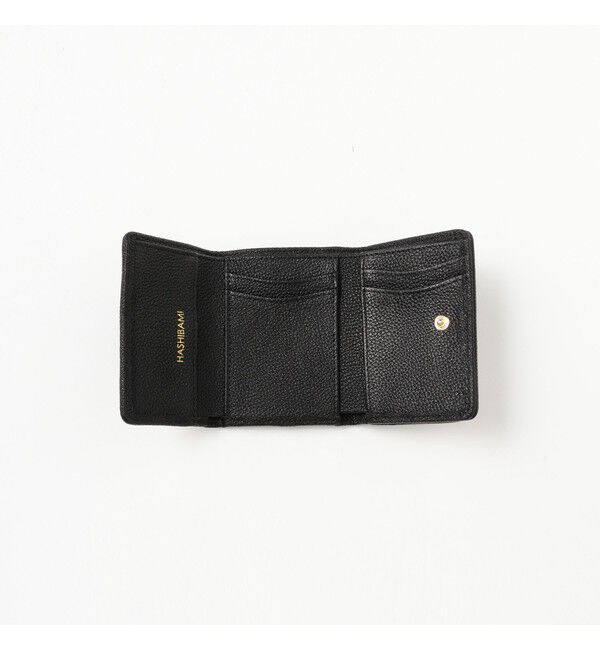 Ray BEAMS 「【WEB限定】Hashibami / レザー リボン 3つ折り 財布」|財布|