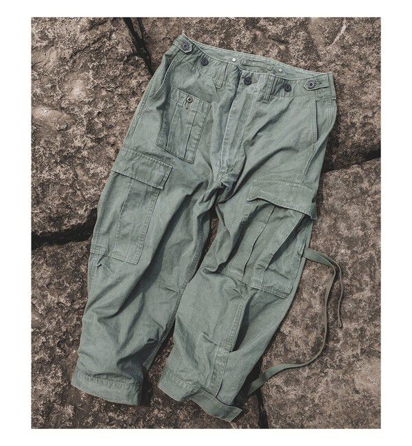 BEAMS PLUS「【別注】NIGEL CABOURN / ARMY CARGO PANTS RIPSTOP PIGMENT」|チノ|
