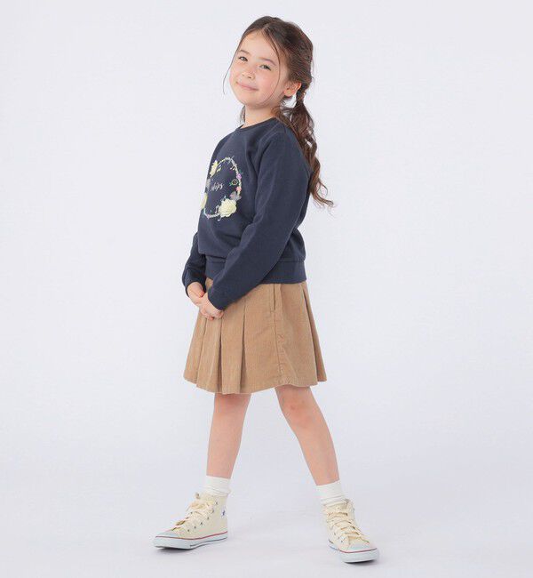 SHIPS KIDS「SHIPS KIDS:100～130cm /ミュージック フラワー スウェット」|スウェット・ジャージ|