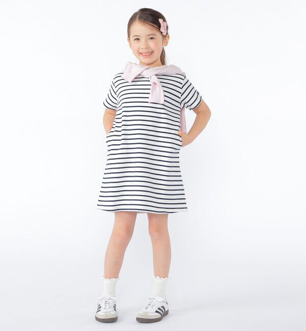 SHIPS KIDS「SHIPS KIDS:100～130cm / ボーダー ワンピース」|ワンピース|
