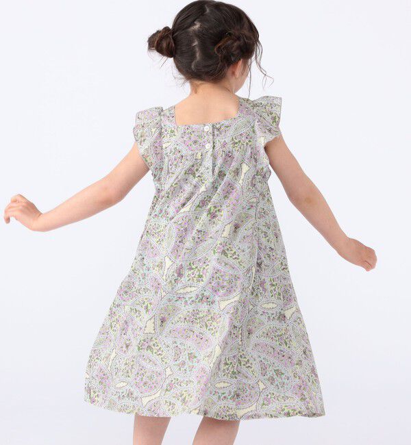 SHIPS KIDS「SHIPS KIDS:100～130cm / リバティ ノースリーブ ワンピース」|ワンピース|