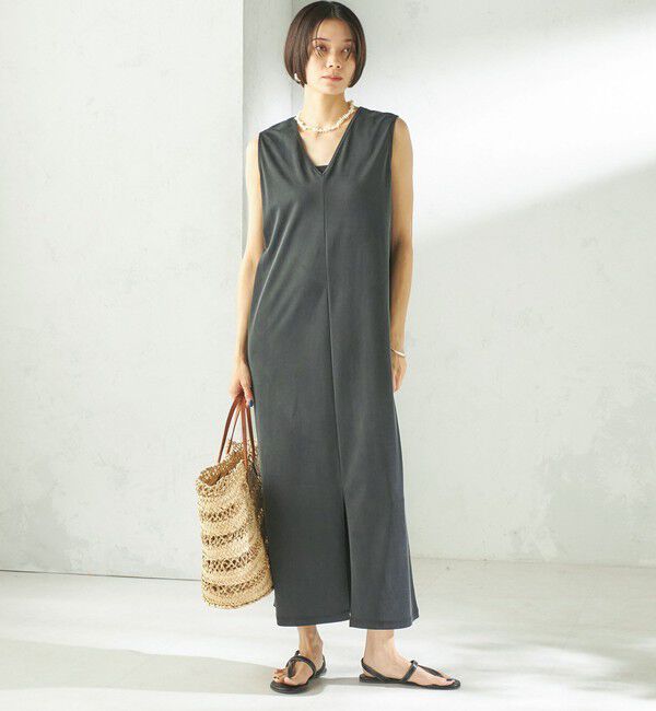 SHIPS for women「〈手洗い可能〉フィブリル ジャージー 2WAY ワンピース」|ワンピース|