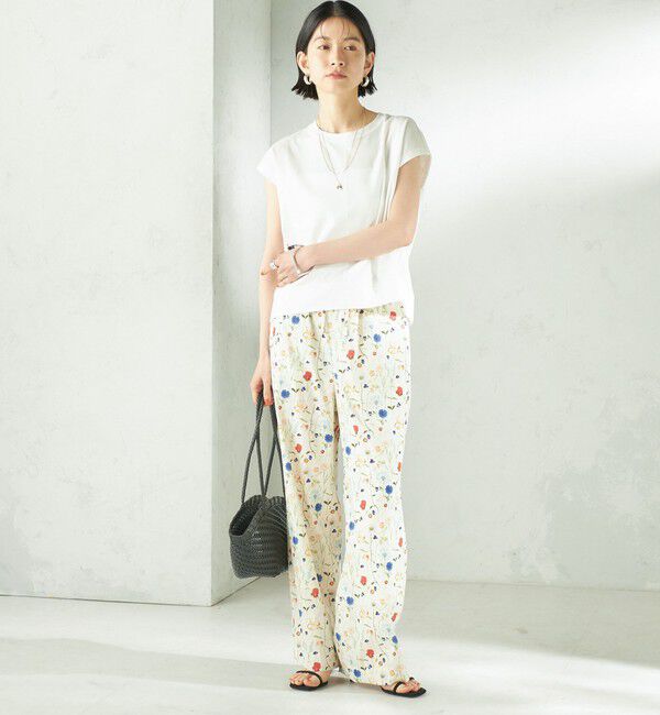 SHIPS for women「〈接触冷感/吸水速乾/洗濯機可能〉ハイゲージ ポンチ コクーン カットソー」|Tシャツ・カットソー|