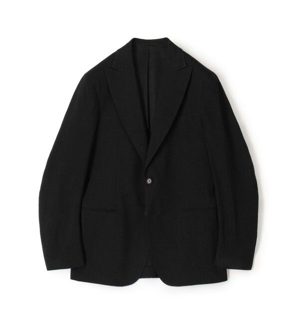 TOMORROWLAND MENS「【別注】De Petrillo MARGELINA リネンウール シングルブレステッド2Bジャケット」|テーラードジャケット|19 ブラック
