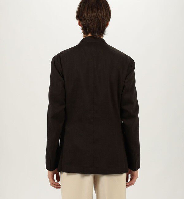 TOMORROWLAND MENS「【別注】De Petrillo MARGELINA リネンウール シングルブレステッド2Bジャケット」|テーラードジャケット|