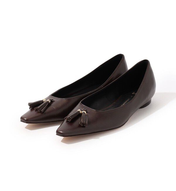TOMORROWLAND GOODS「【別注】HENRI EN VARGO JANE タッセル シューズ」|パンプス|49 ダークブラウン