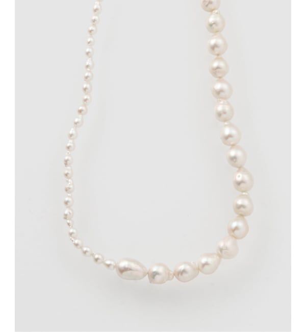 IENA「AYUS/アユス AKOYA NATURAL BAROQUE PEARL ネックレス  N27-2」|ネックレス|ホワイト