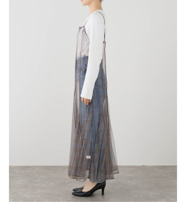 IENA LA BOUCLE「ALI GOLDEN アリ ゴールデン NEW PANELED MESH DRESS」|ワンピース|