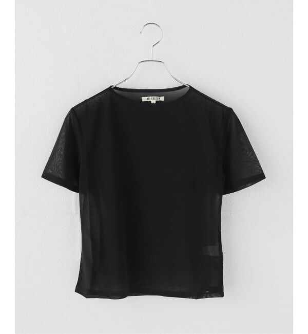 IENA LA BOUCLE「ALI GOLDEN アリ ゴールデン NEW MESH TSHIRTS」|Tシャツ・カットソー|ブラック A
