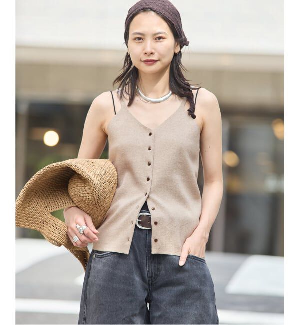 JOURNAL STANDARD「《追加》WASHABLE コットンシルクミックス2WAYキャミソール」|キャミソール|