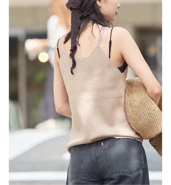 JOURNAL STANDARD「《追加》WASHABLE コットンシルクミックス2WAYキャミソール」|キャミソール|