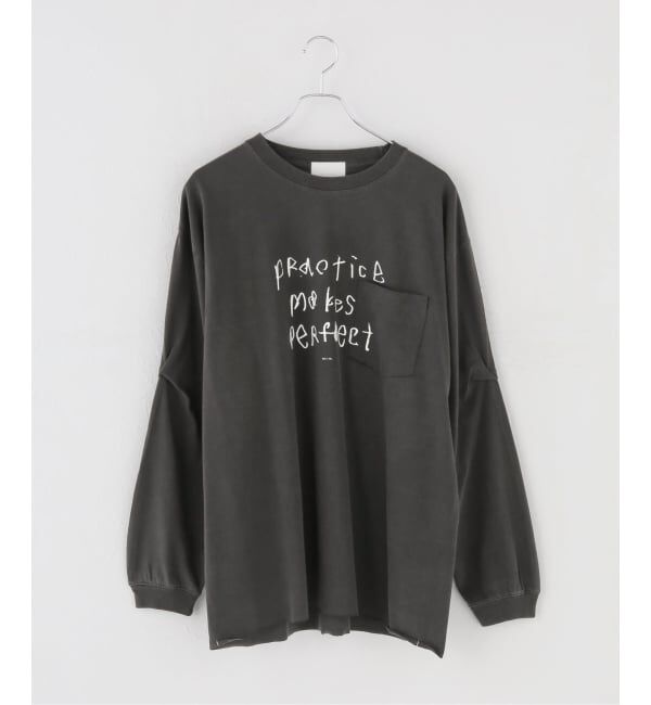 JOURNAL STANDARD「【TODAY edition / トゥデイエディショ】 TROMPE L'OEIL L/S TEE」|Tシャツ・カットソー|ブラック A