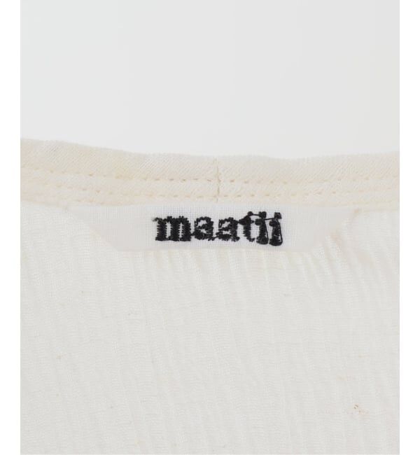 FRAMeWORK「MATTII Wrinkle cotton Crew neck tank top」|タンクトップ|