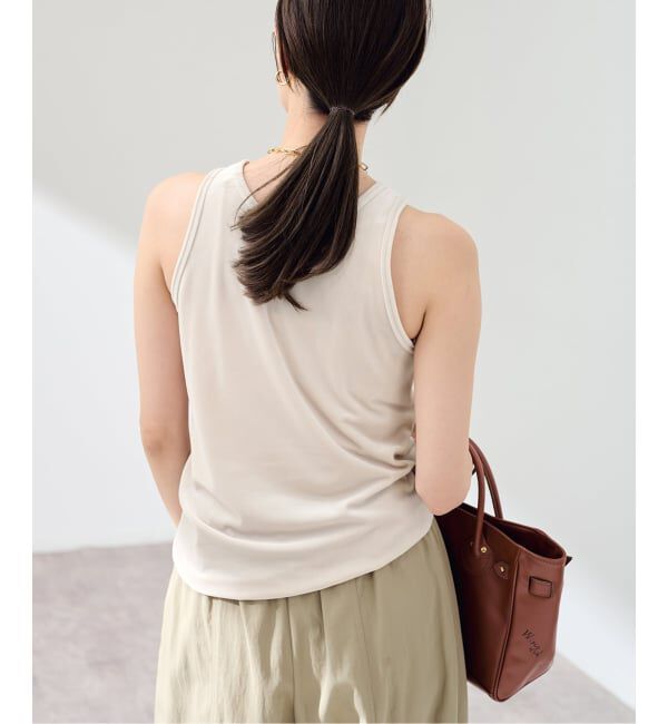FRAMeWORK「≪新色 / 追加≫GREYCHORD/グレーコード NIKI NOSLEEVE」|タンクトップ|