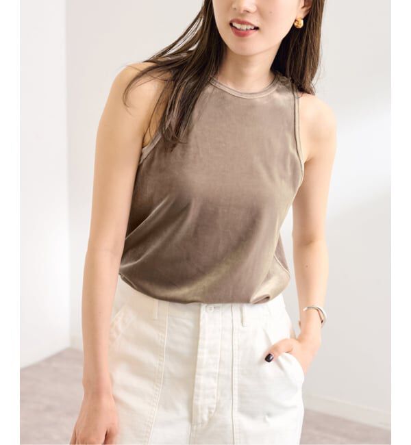 FRAMeWORK「≪新色 / 追加≫GREYCHORD/グレーコード NIKI NOSLEEVE」|タンクトップ|