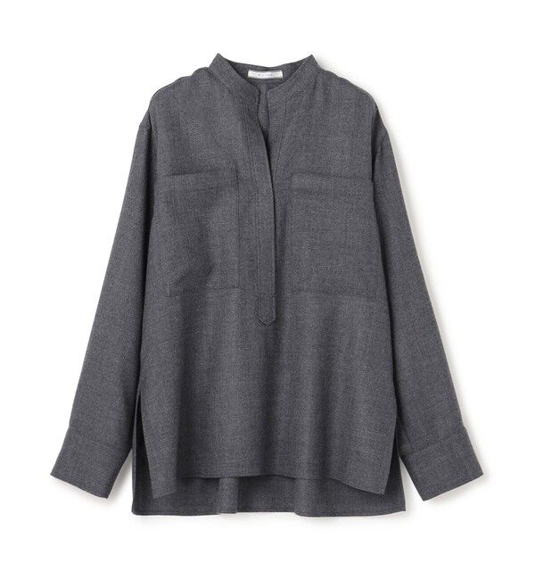 BEIGE,「【VERY NaVY12月号掲載】TERNES / ビックポケットプルオーバーウールブラウス」|シャツ・ブラウス|
