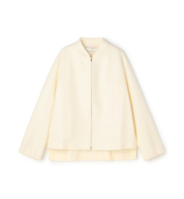 BEIGE,「【セットアップ対応】CORBY / ウールジップジャケット」|ノーカラージャケット|