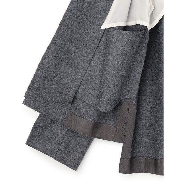 BEIGE,「【セットアップ対応】CORBY / ウールジップジャケット」|ノーカラージャケット|