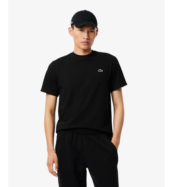 LACOSTE「フェイドエフェクトワニロゴバックプリントウルトラドライTシャツ」|Tシャツ・カットソー|