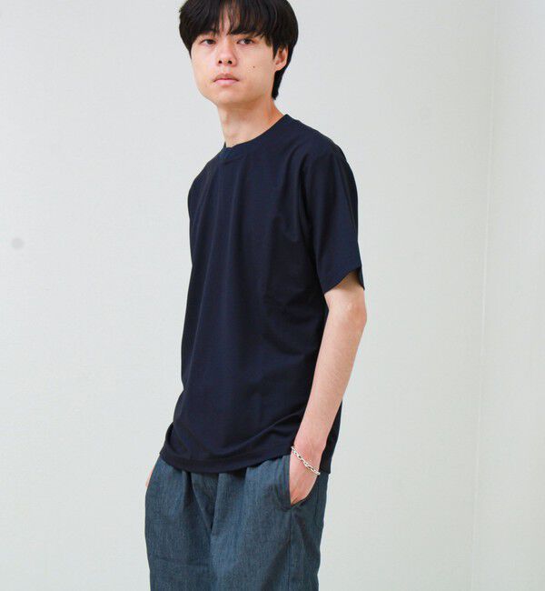 GLOSTER「【接触冷感で快適】アイスカノコ クルーネックTEE」|Tシャツ・カットソー|