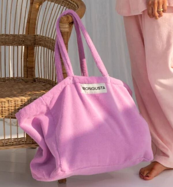 Rouge vif「【BONGUSTA/ボングスタ】NARAM WEEKEND BAG/ビッグトート」|トートバッグ|ピンク