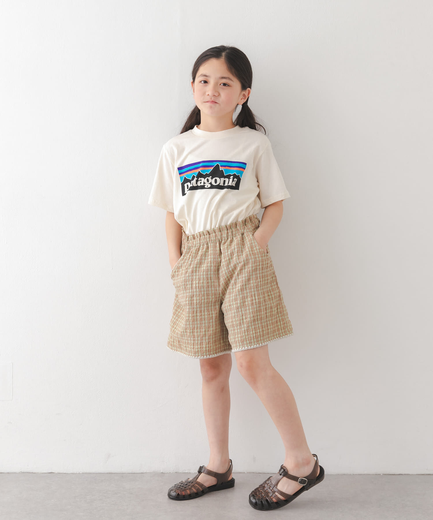 URBAN RESEARCH DOORS「『150サイズあり』チェックキュロット(KIDS)」|その他|