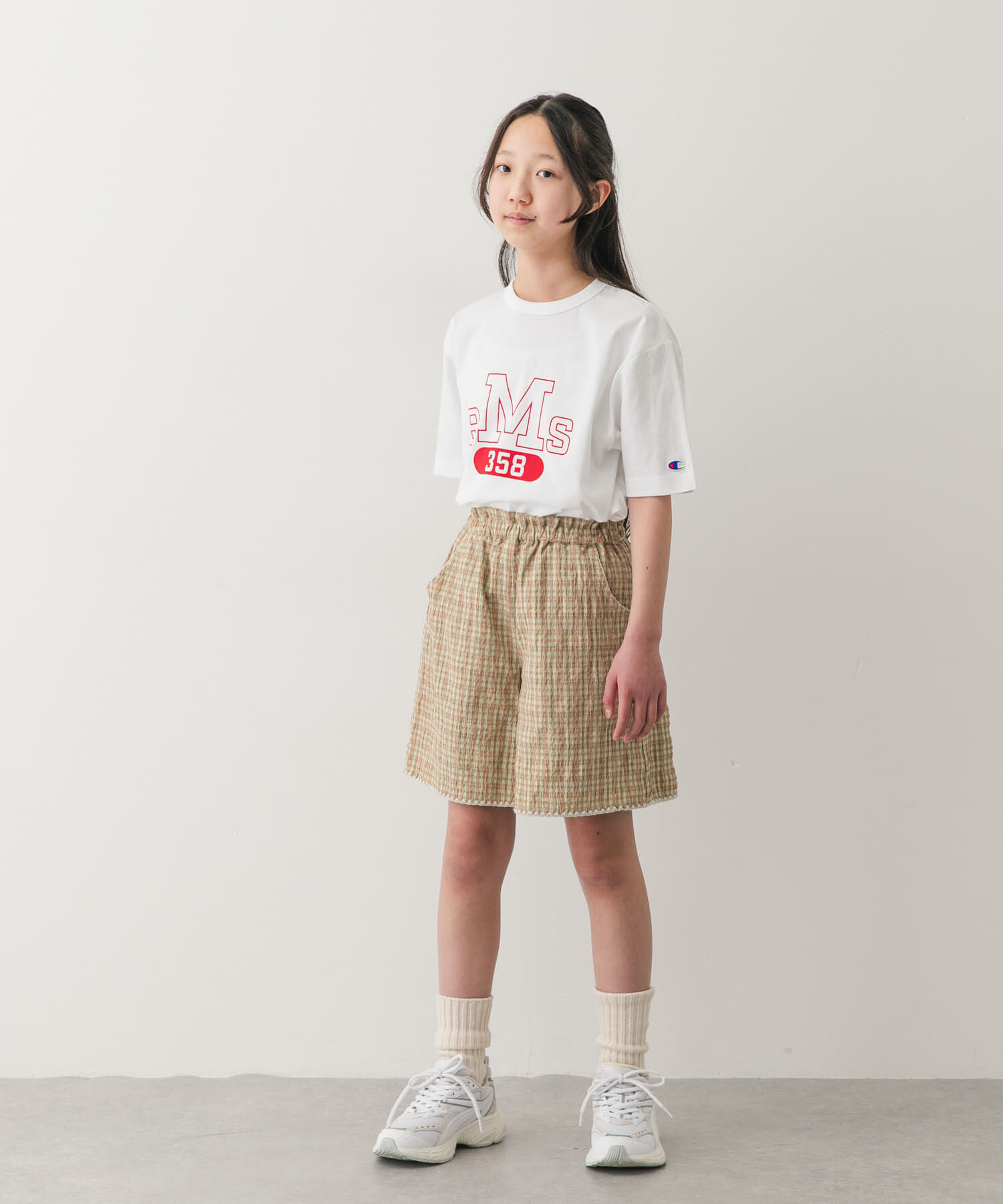 URBAN RESEARCH DOORS「『150サイズあり』チェックキュロット(KIDS)」|その他|