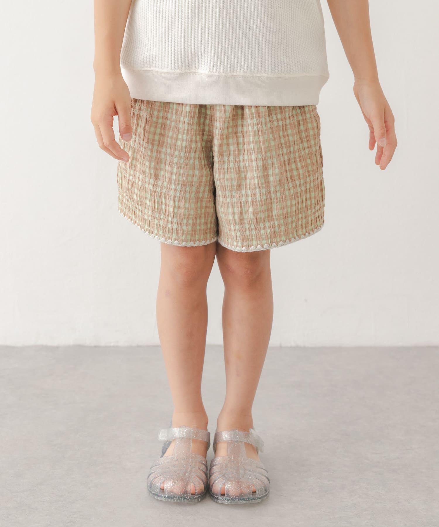 URBAN RESEARCH DOORS「『150サイズあり』チェックキュロット(KIDS)」|その他|