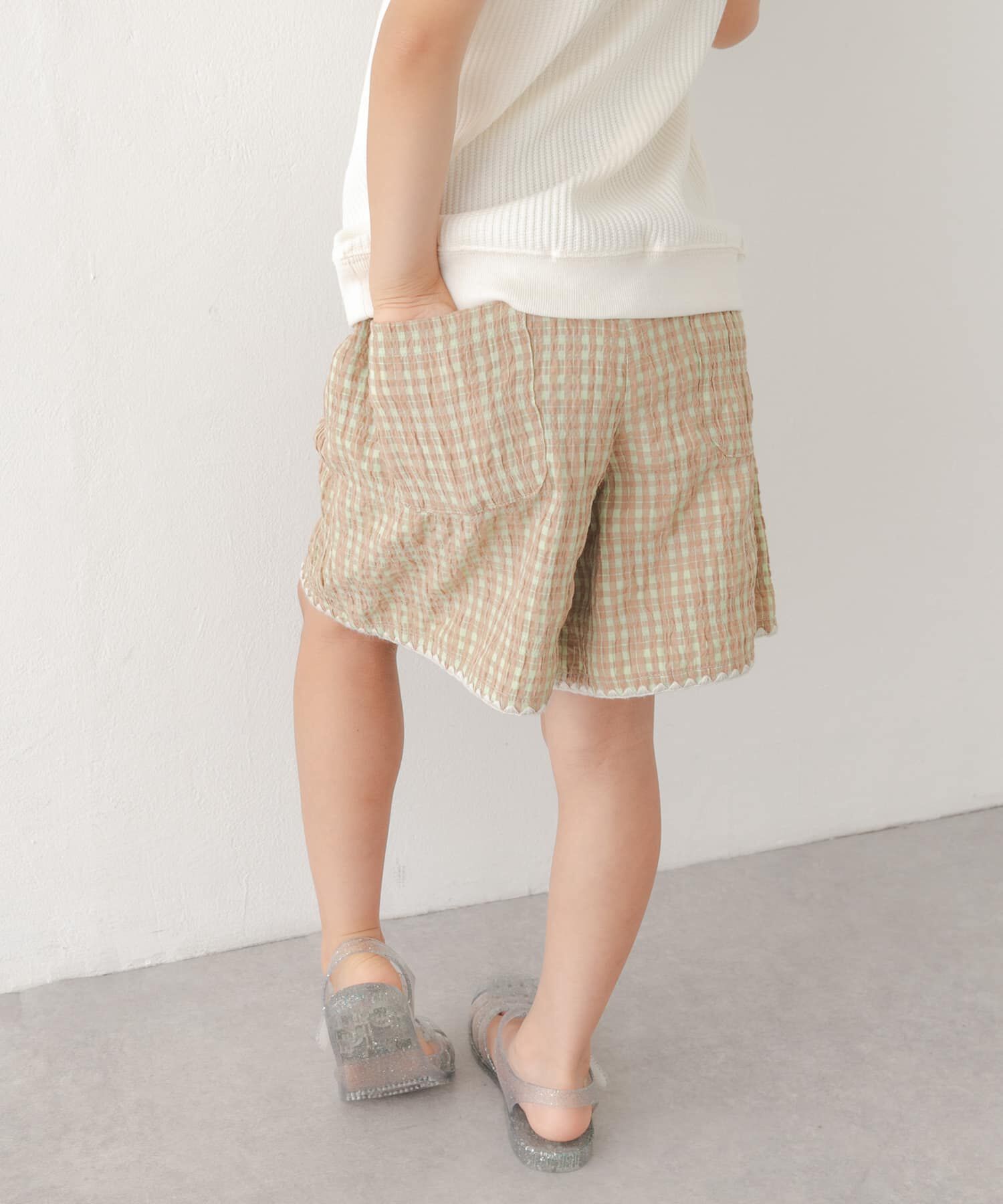 URBAN RESEARCH DOORS「『150サイズあり』チェックキュロット(KIDS)」|その他|