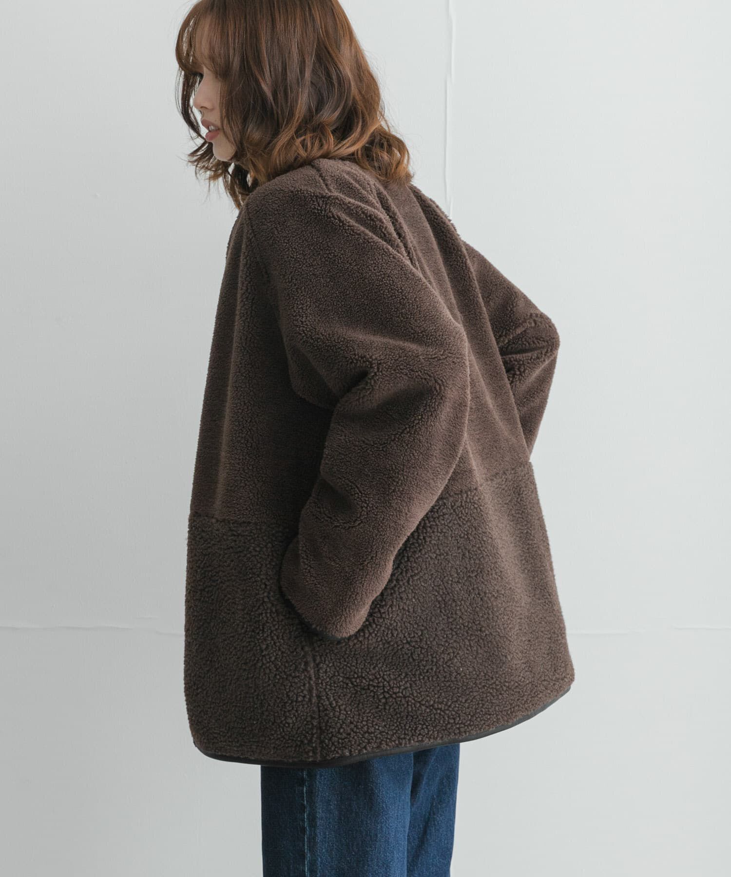 Sonny Label 「リバーシブルボア撥水キルティングコート」|ダウン|