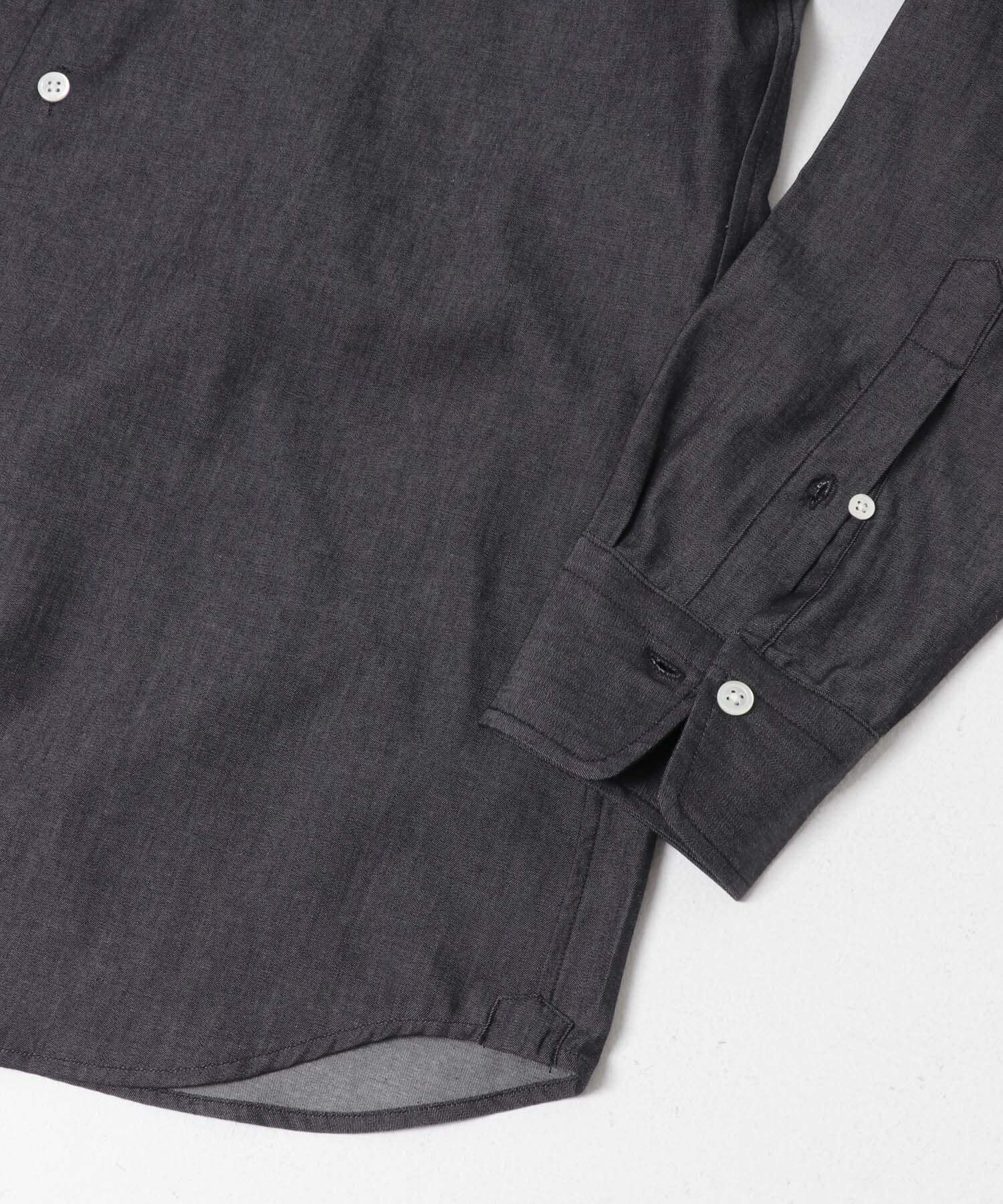URBAN RESEARCH DOORS「LIFE STYLE TAILOR　ショートワイドデニムライクシャツ」|シャツ・ブラウス|