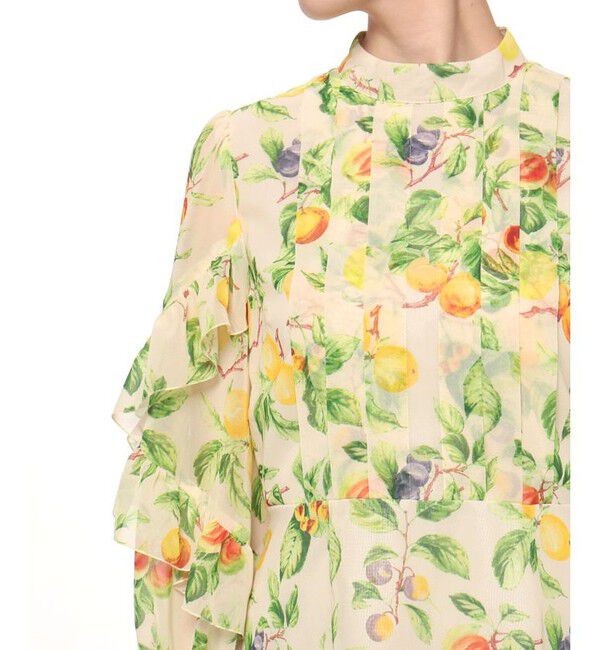 LOULOU WILLOUGHBY「【LOULOU WILLOUGHBY】RATTTIフルーツワンピース」|ワンピース|