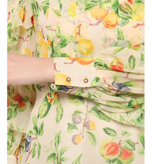 LOULOU WILLOUGHBY「【LOULOU WILLOUGHBY】RATTTIフルーツワンピース」|ワンピース|