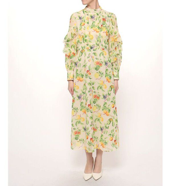LOULOU WILLOUGHBY「【LOULOU WILLOUGHBY】RATTTIフルーツワンピース」|ワンピース|