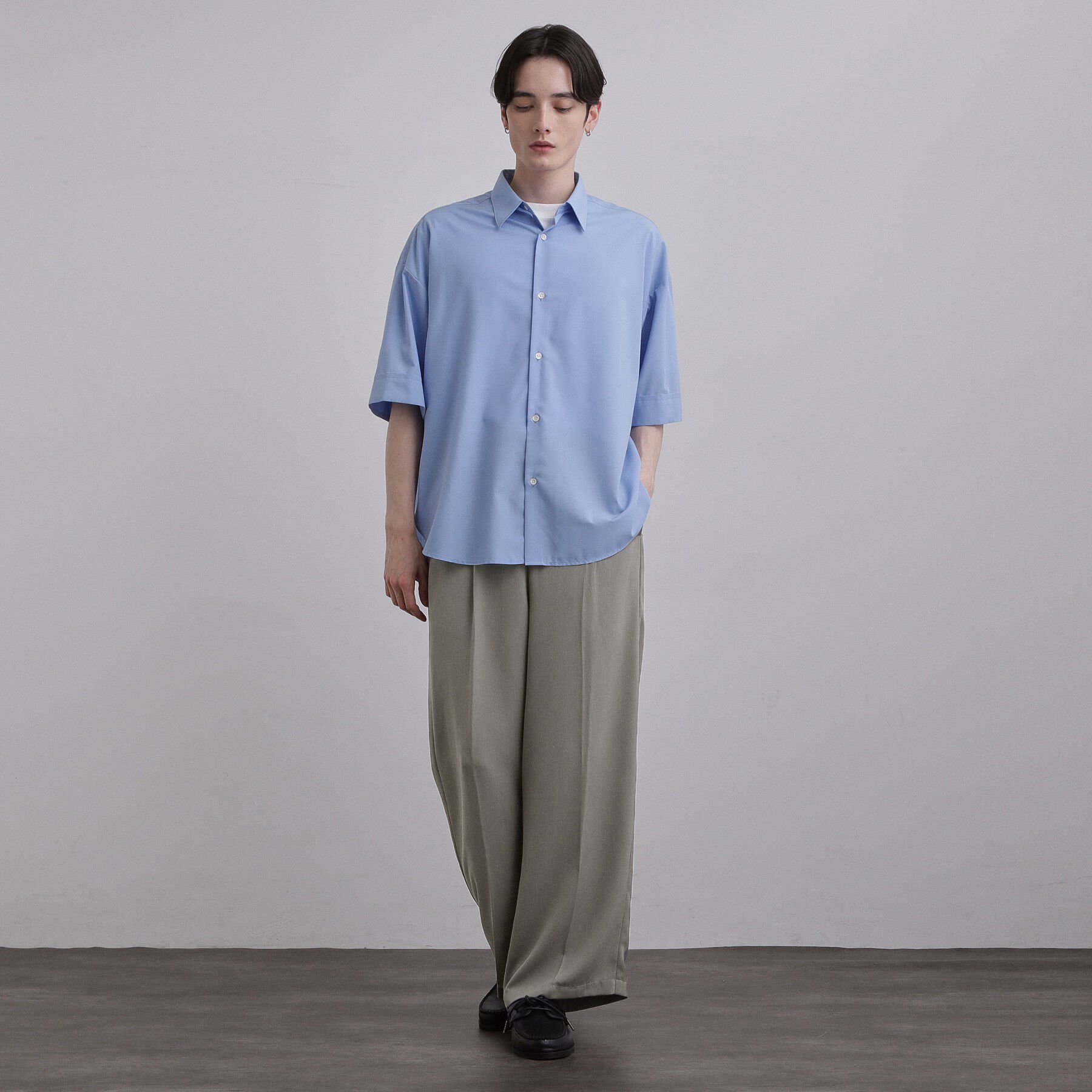 tk.TAKEO KIKUCHI「テッククレープワイドストレートパンツ」|その他|