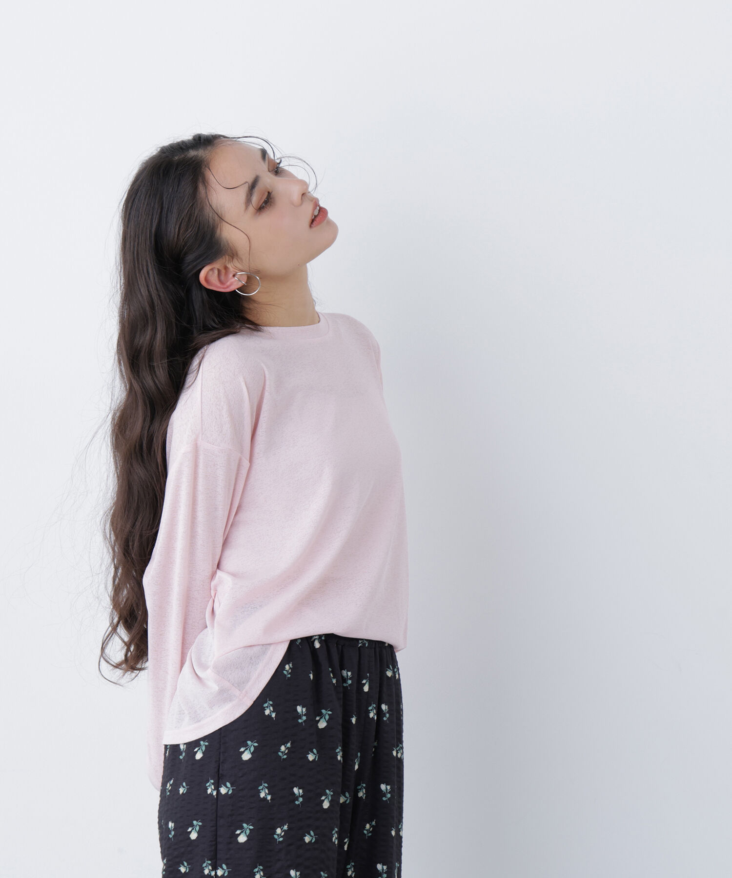  「〈N.〉スラブ天竺カットソー長袖」|Tシャツ・カットソー|