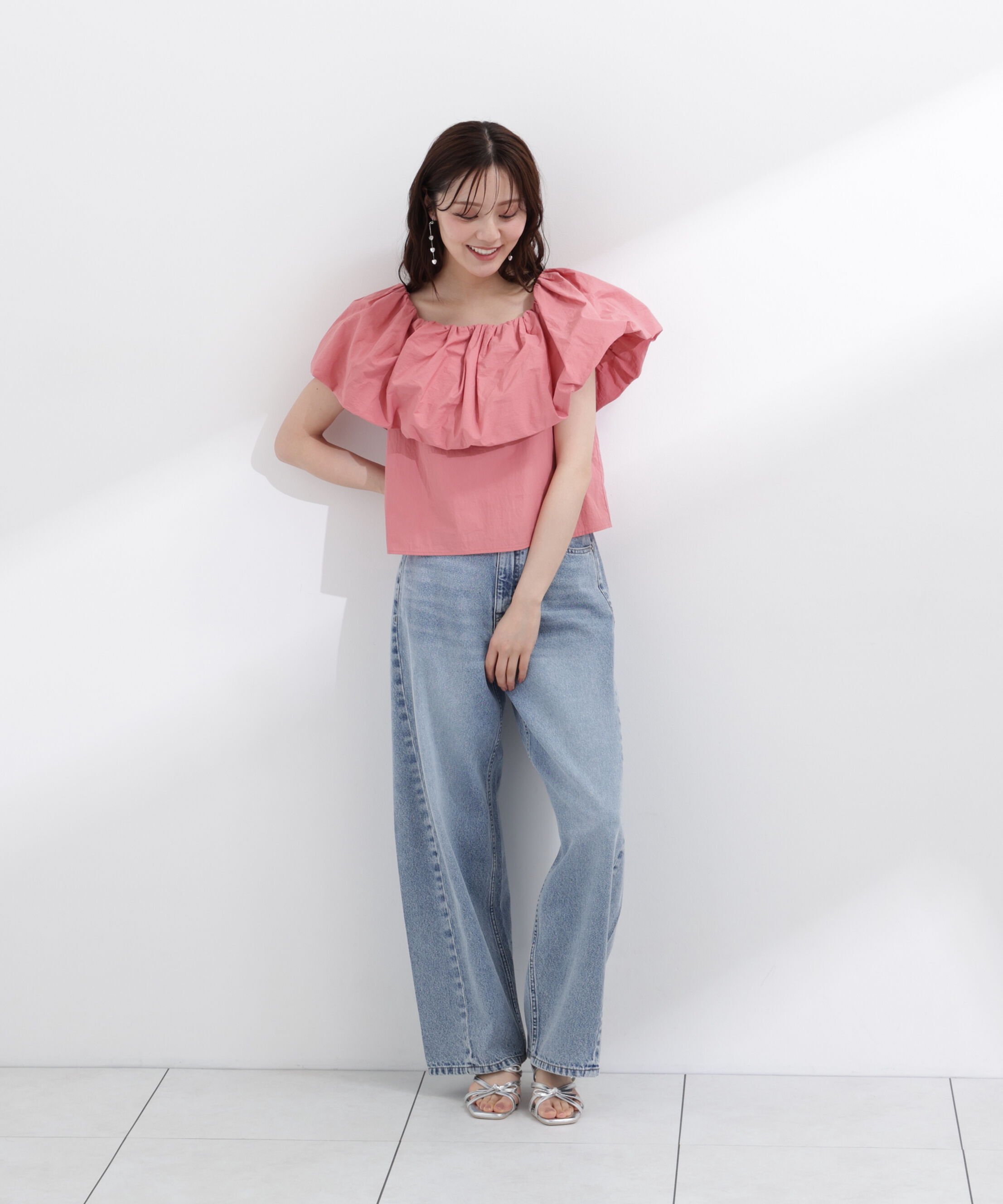 PROPORTION BODY DRESSING「バルーンオフショルブラウス　26SS」|シャツ・ブラウス|